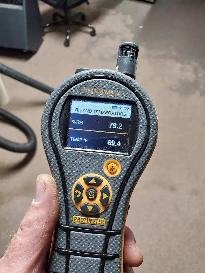 Moisture meter humidity assessment for Fire & Smoke Damage Restoration in Valrico